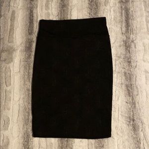 Lularoe Cassie Pencil skirt black small